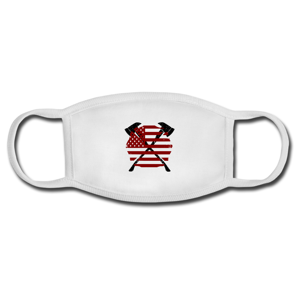 Maltese Cross Face Mask - white/white