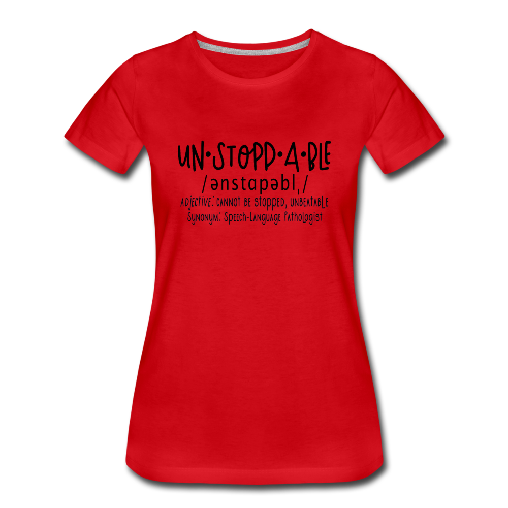 Unstoppable Premium T-Shirt - red