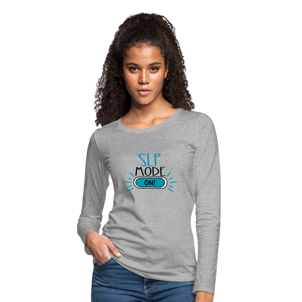 SLP Mode On! Long Sleeve T-Shirt - heather gray