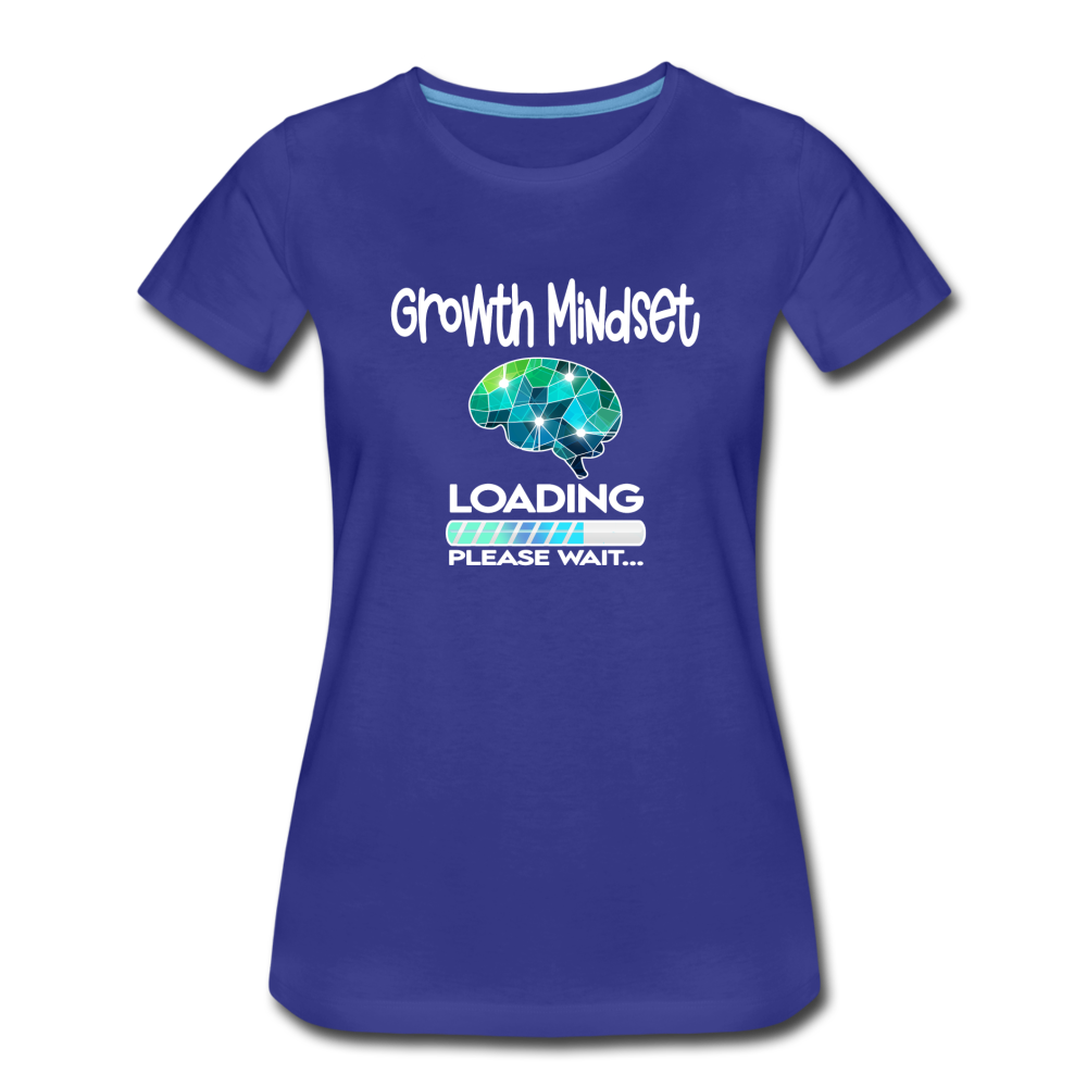 Growth Mindset Loading - royal blue