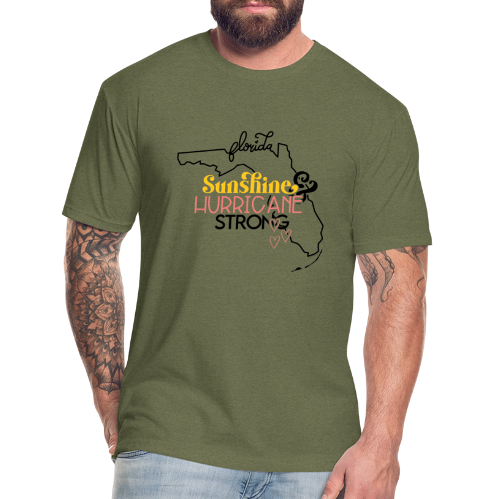 Sunshine & Hurricane STRONG - heather military green