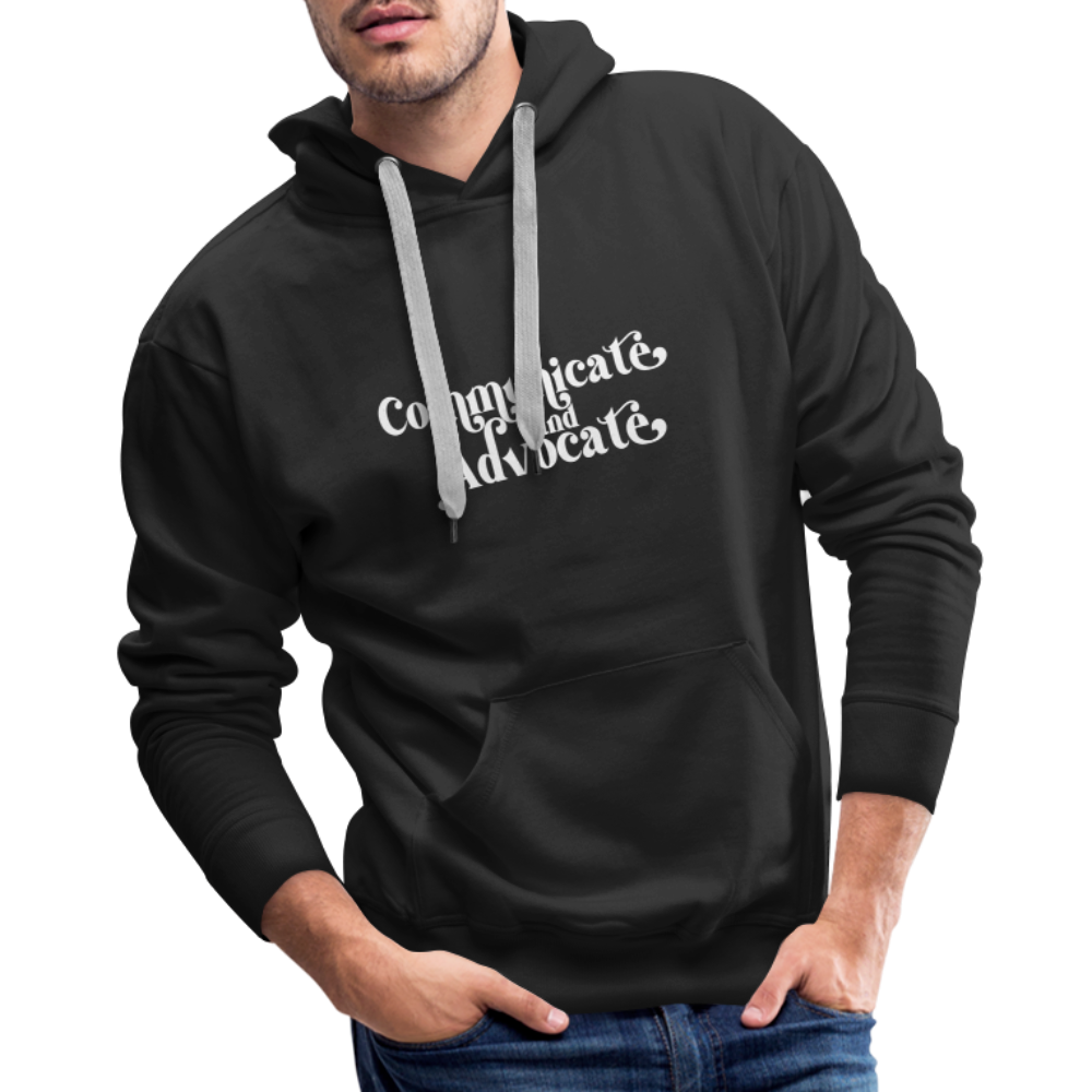 Communicate and Advocate Hoodie - black